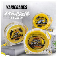 Trenas De A�o 5 Metros Emborrachada Com Trava De Bolso